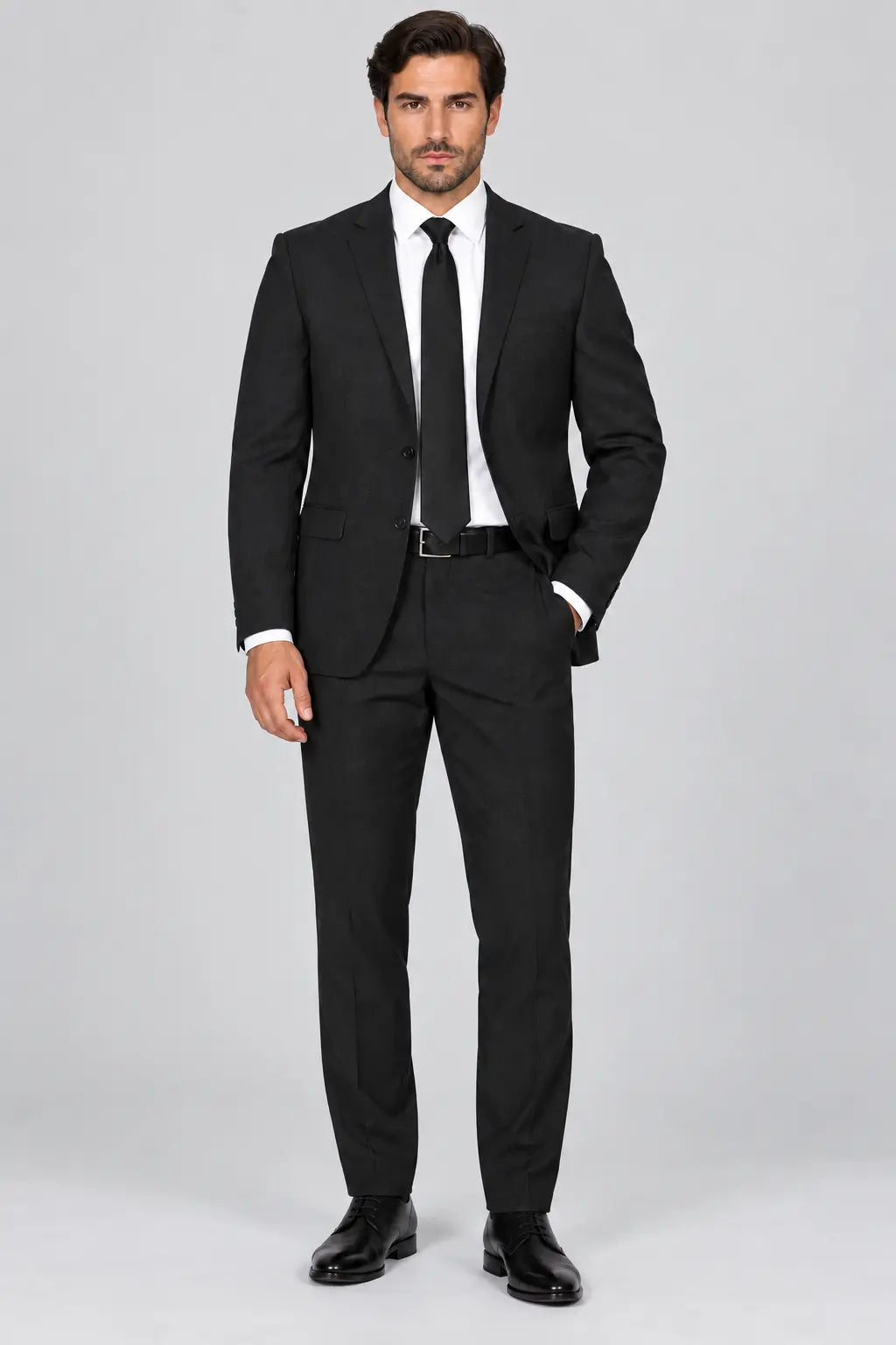 Midnight Charcoal Executive 2-Piece Suit