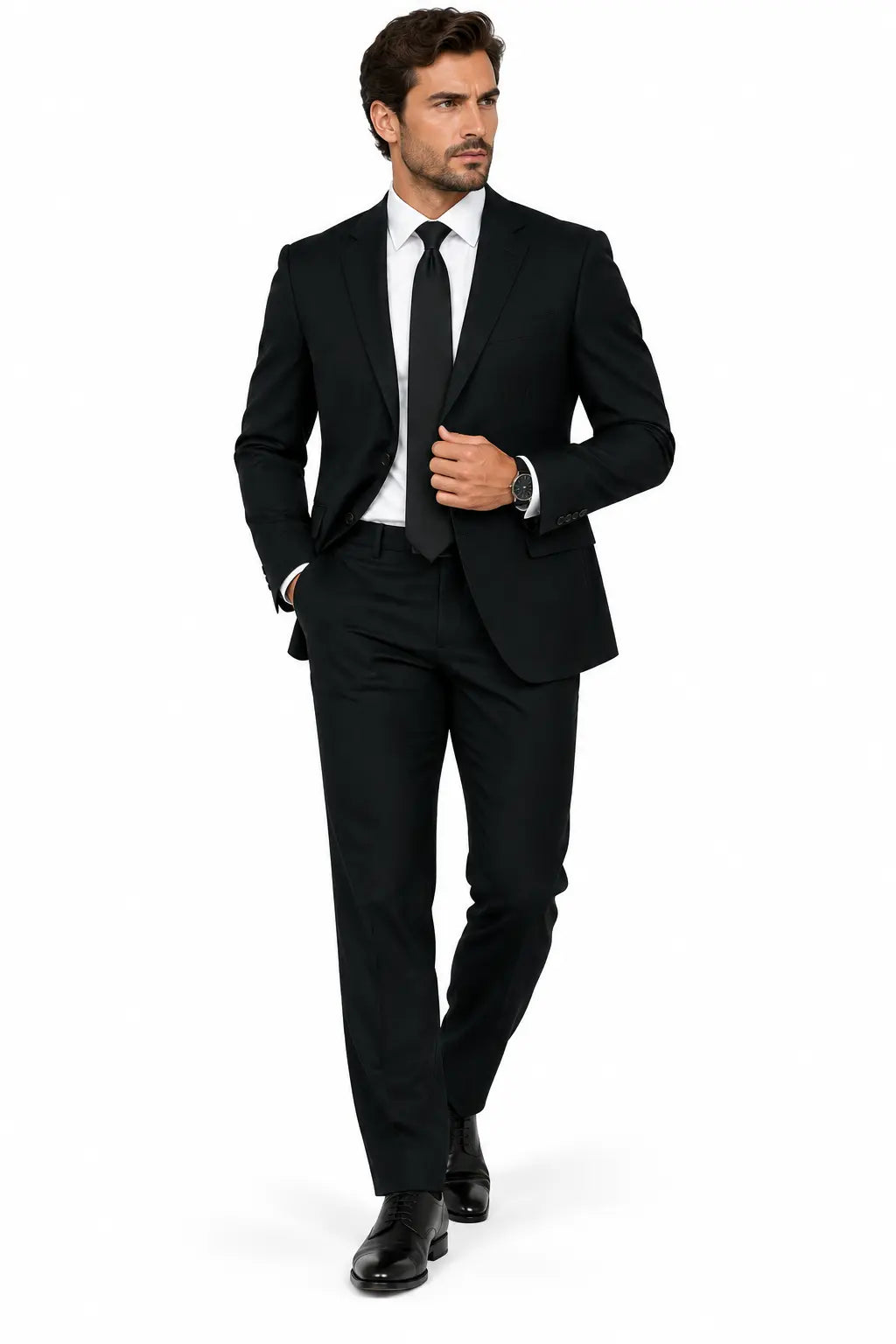 Obsidian Charcoal – Premium 2-Piece Suit
