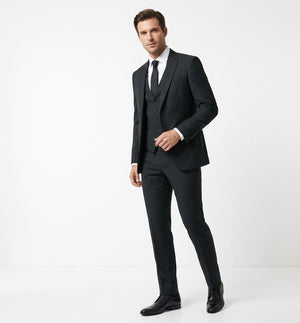 Carbon Obsidian Executive 3-Piece Suit-suits-VogueNThreads