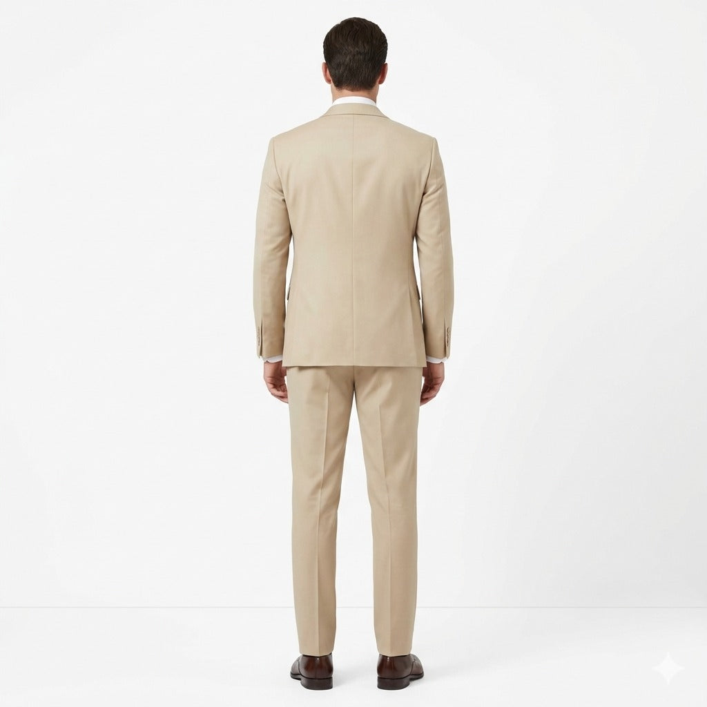 Desert Sand Executive 2-Piece Suit-suits-VogueNThreads