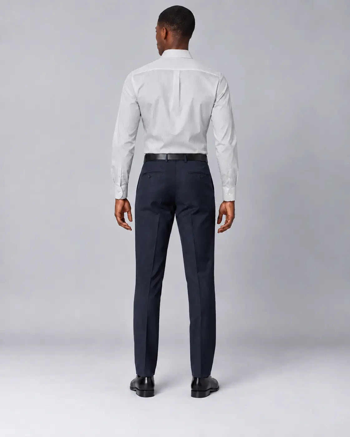 Men's Light Grey Premium Cotton Formal Shirt