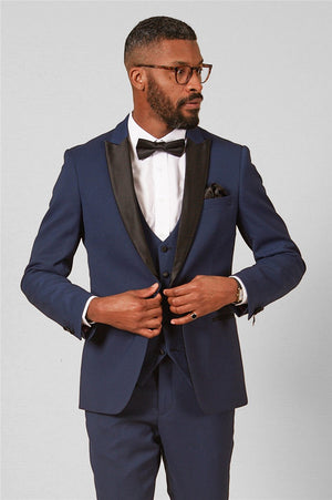 Men’s Royal Blue Tuxedo Suit – vogueNThreads-VogueNThreads