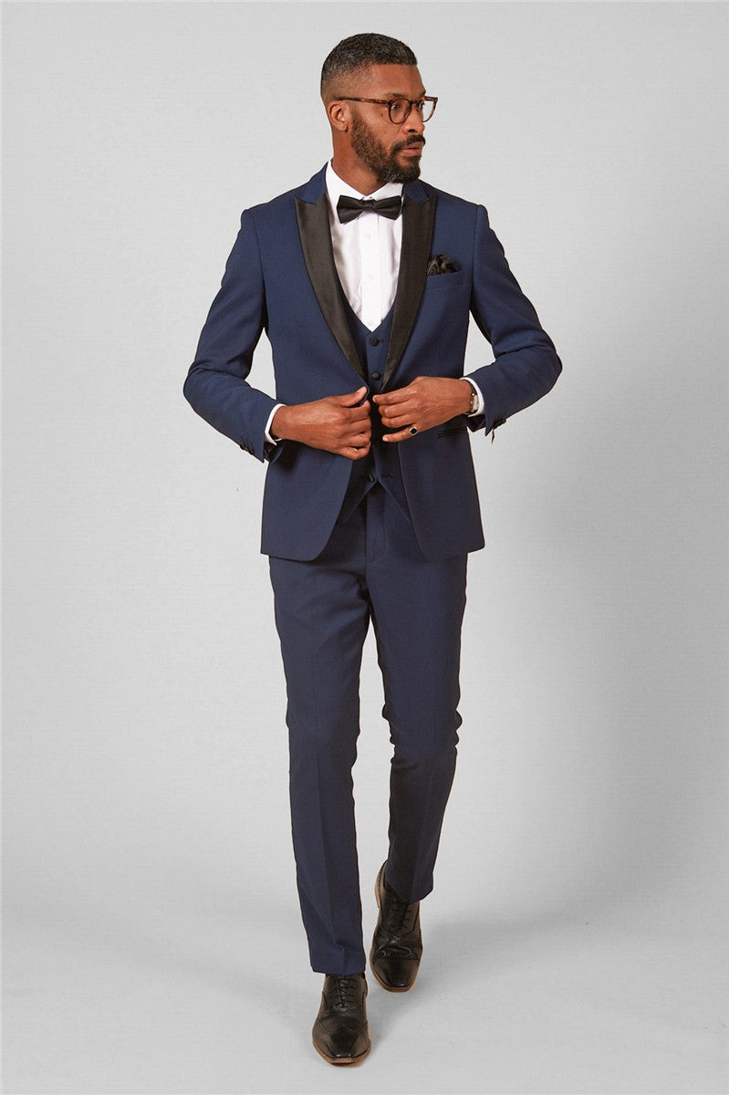 Men’s Royal Blue Tuxedo Suit – vogueNThreads-VogueNThreads
