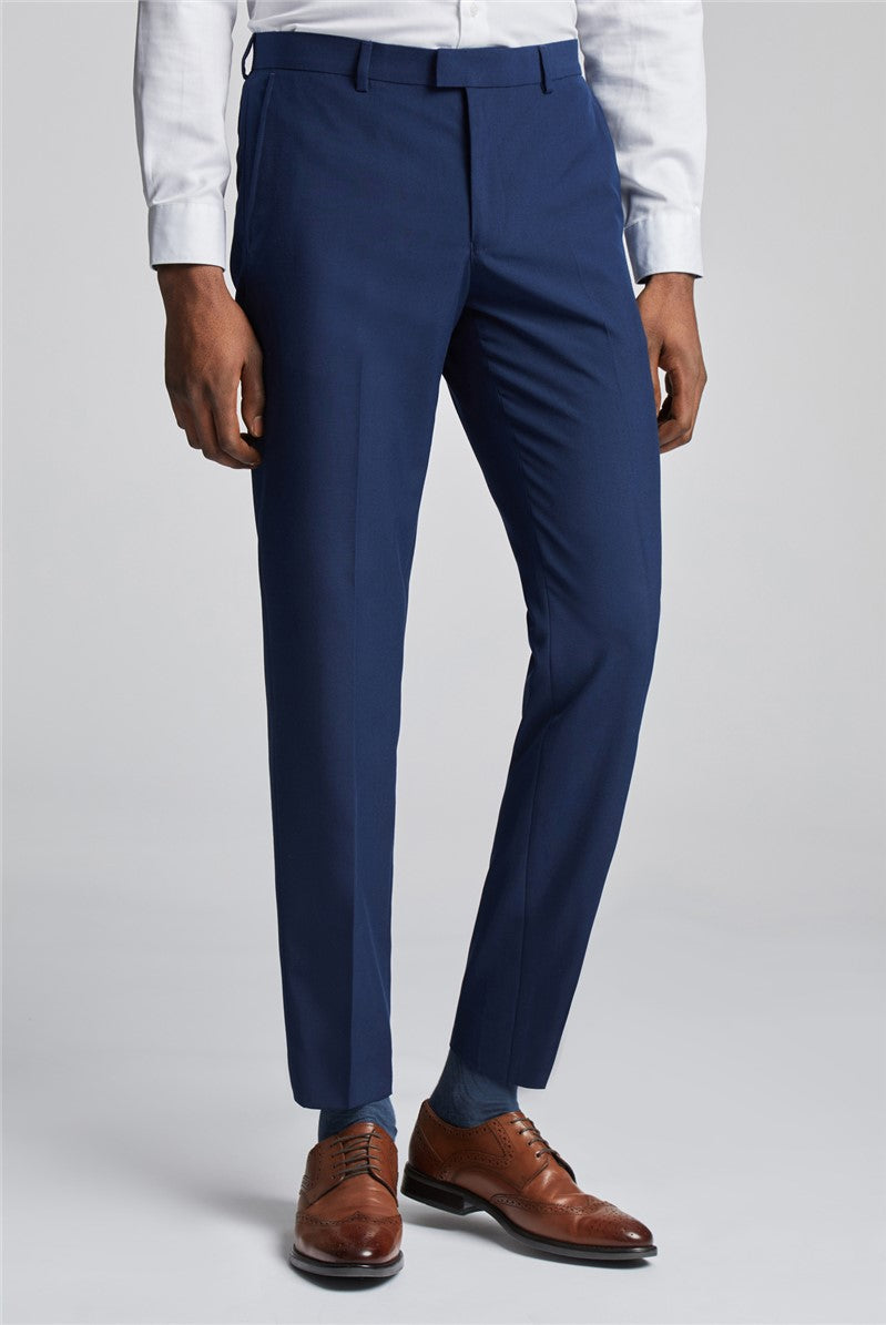 Men’s Slim Fit Blue Trousers – vogueNThreads-VogueNThreads
