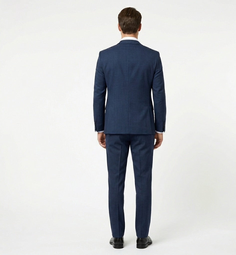 Midnight Obsidian Executive Navy 2-Piece Suit-suits-VogueNThreads