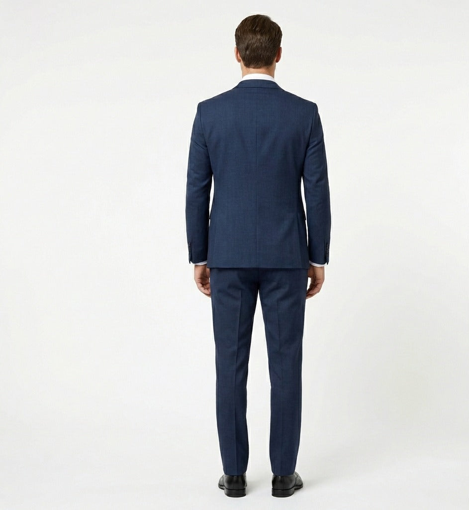 Midnight Obsidian Executive Navy 3-Piece Suit-suits-VogueNThreads