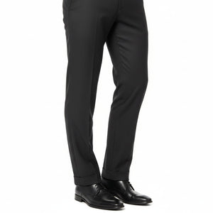 Onyx Obsidian Black – Executive 3-Piece Suit-suits-VogueNThreads
