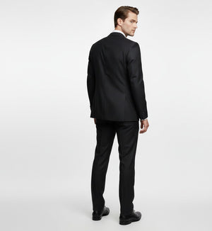 Onyx Obsidian Black – Executive 3-Piece Suit-suits-VogueNThreads