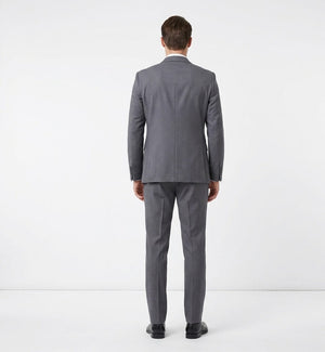 Pewter Steel Executive 3-Piece Suit-suits-VogueNThreads