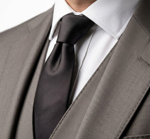 Steel Slate Twill – Executive 3-Piece Suit-suits-VogueNThreads