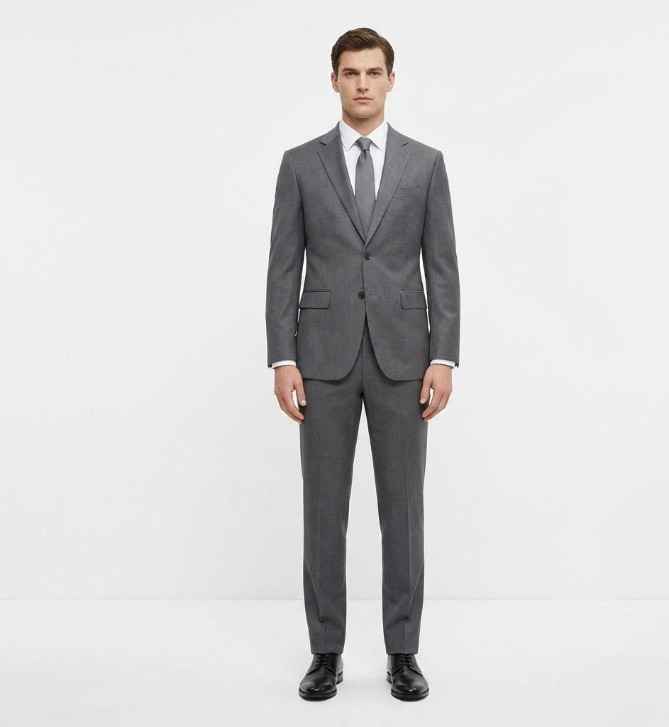 Titanium Slate Executive 2-Piece Suit-suits-VogueNThreads