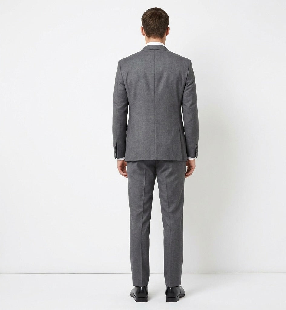 Titanium Slate Executive 3-Piece Suit-suits-VogueNThreads