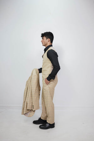 VogueNThreads 3-Piece suit- Custom Fit High-End Formalwear for Every Occasion-VogueNThreads