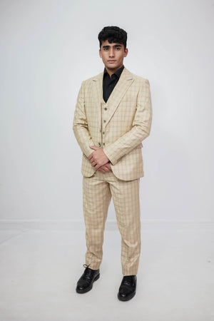 VogueNThreads 3-Piece suit- Custom Fit High-End Formalwear for Every Occasion-VogueNThreads