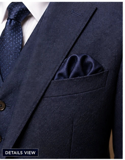 Father & Son Matching Navy Three Piece Suit