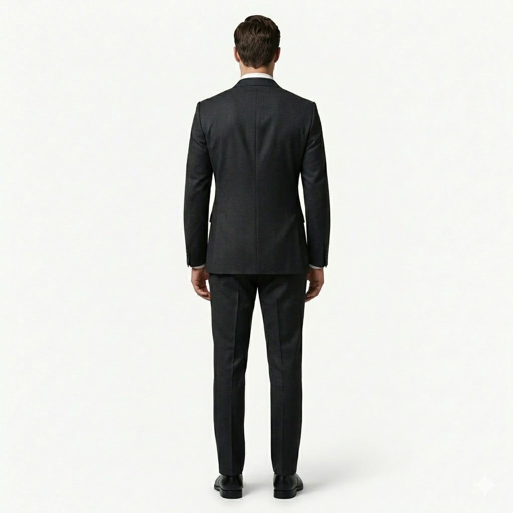 The Essential Charcoal Black 2-Piece Suit | Tailored Fit
