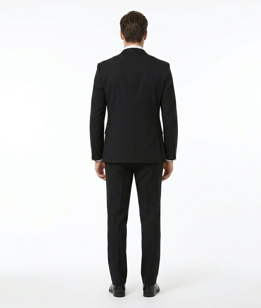 The Ultimate Jet Black 3-Piece Suit | Premium Polyviscose Formal Set