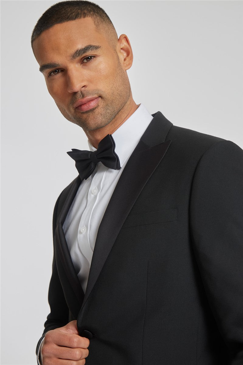 Vogue And Threads Everyday Occasions Black Slim Tuxedo