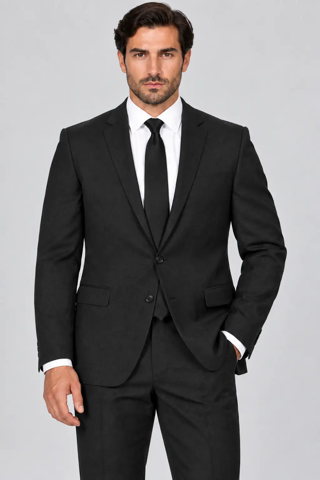 Midnight Charcoal Executive 2-Piece Suit