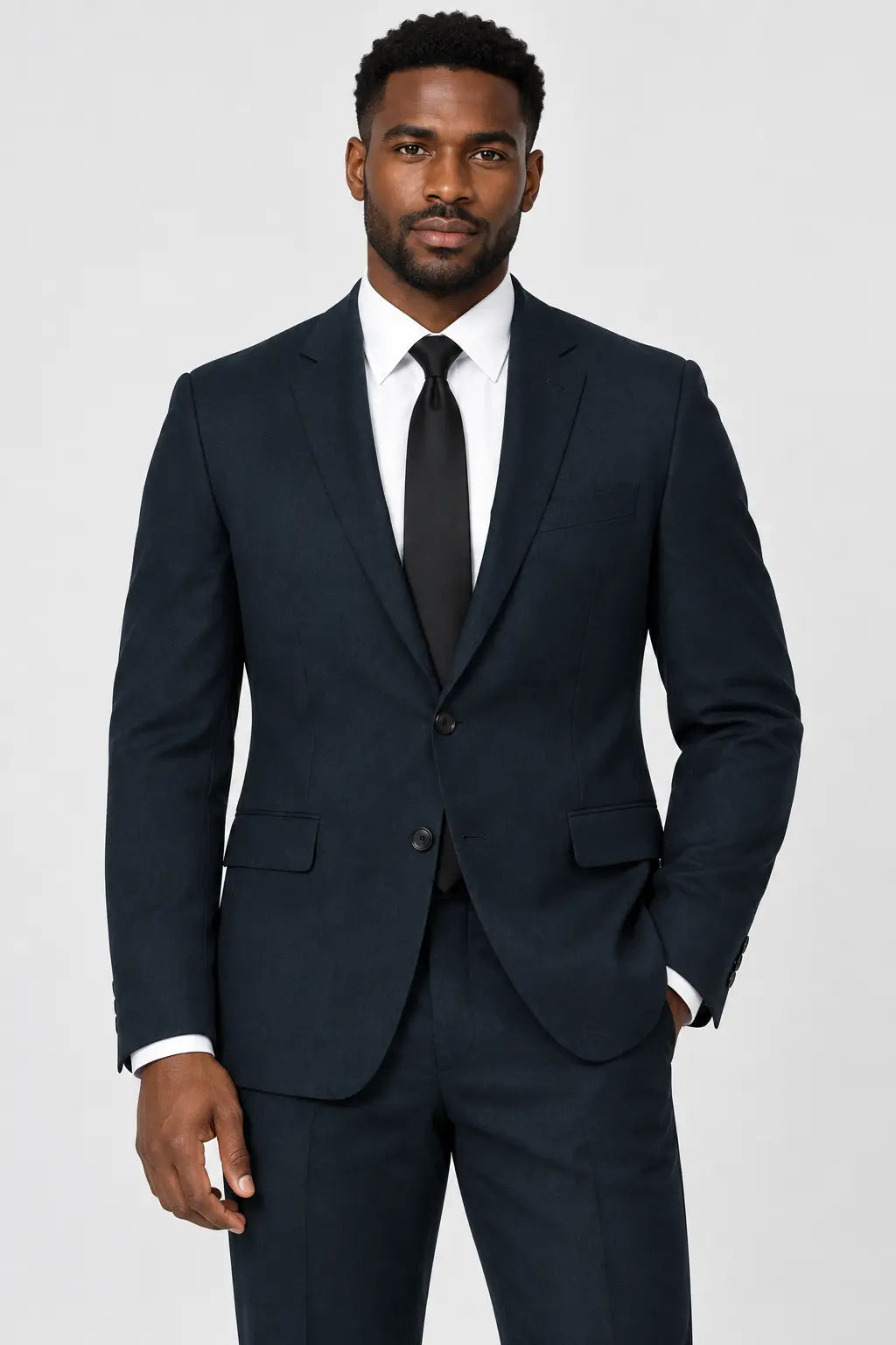 Steel Cobalt Executive 2-Piece Suit