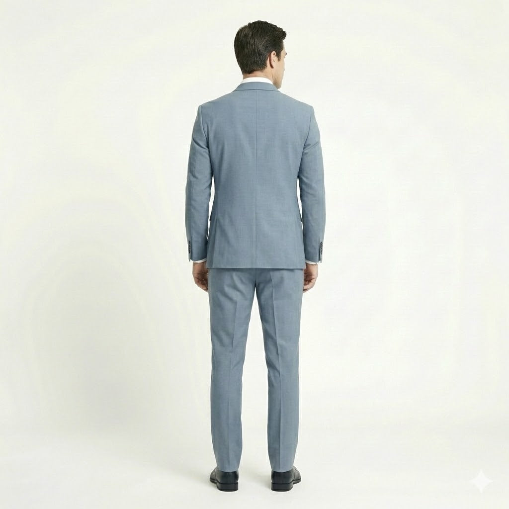 The Modern Airforce Blue 2-Piece Suit | Tailored Business Set