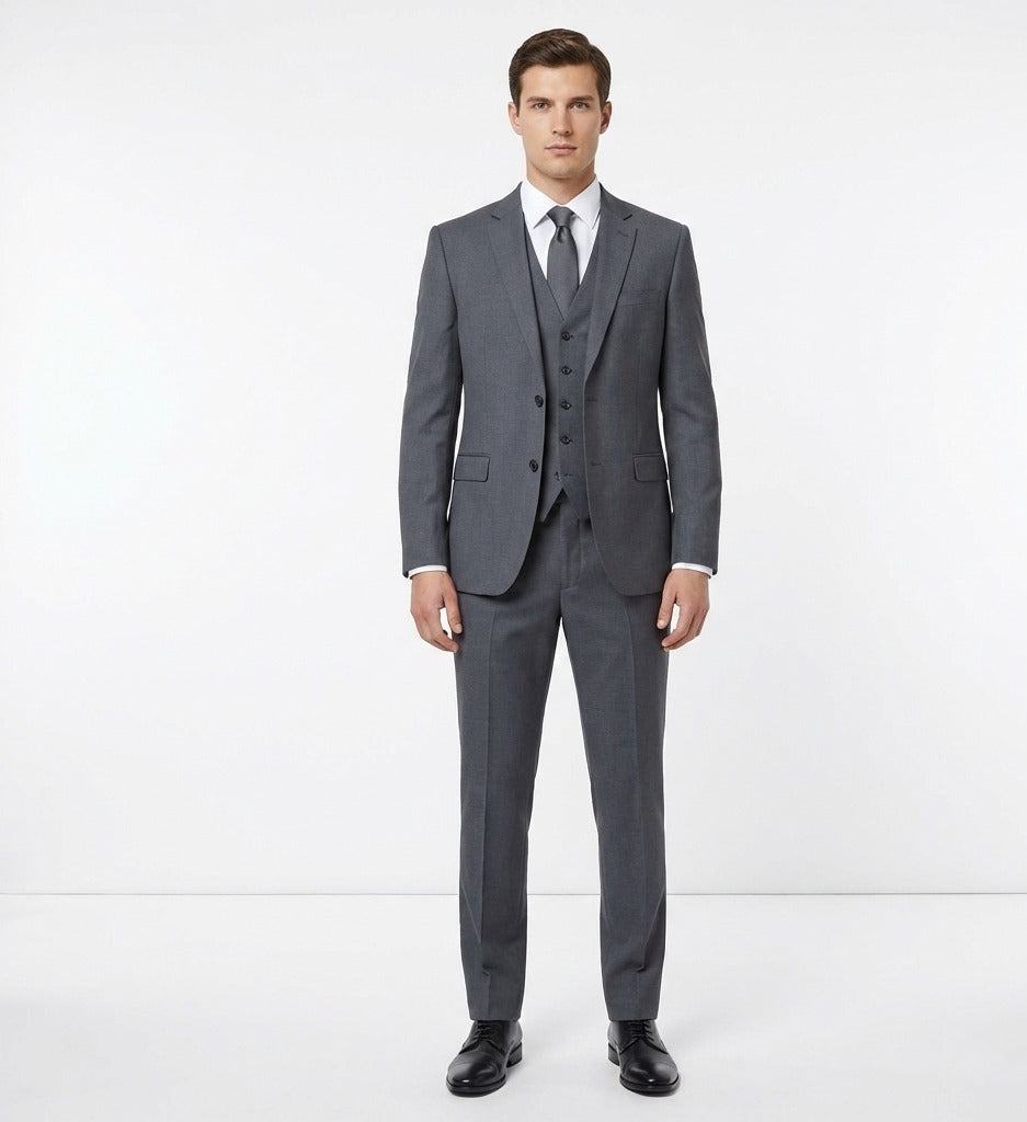 Arctic Slate Executive 3-Piece Suit-suits-VogueNThreads