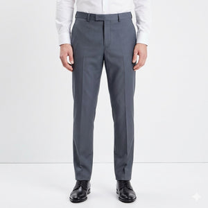 Arctic Slate Twill – Premium Tuxedo-suits-VogueNThreads