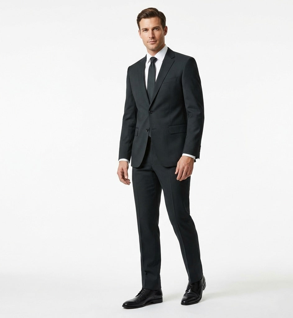 Carbon Obsidian Executive 2-Piece Suit-VogueNThreads