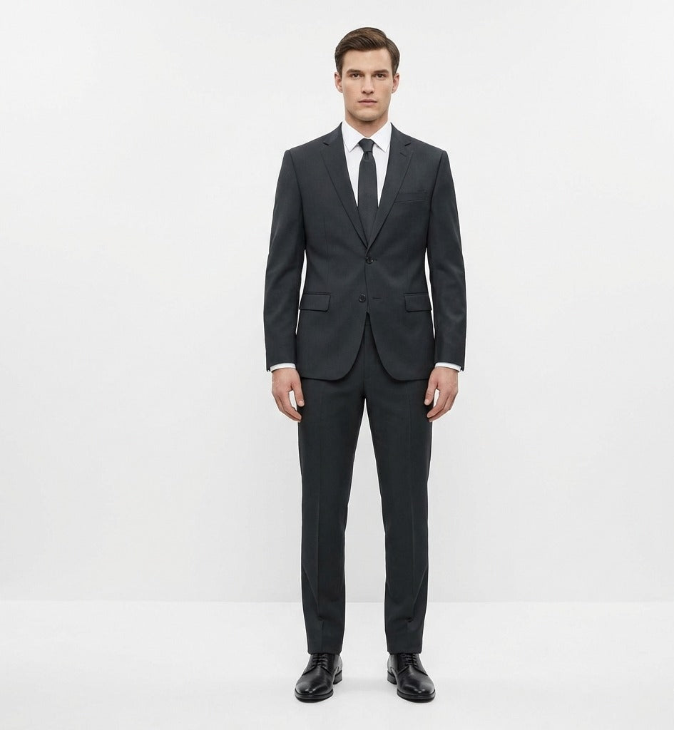 Carbon Obsidian Executive 2-Piece Suit-VogueNThreads