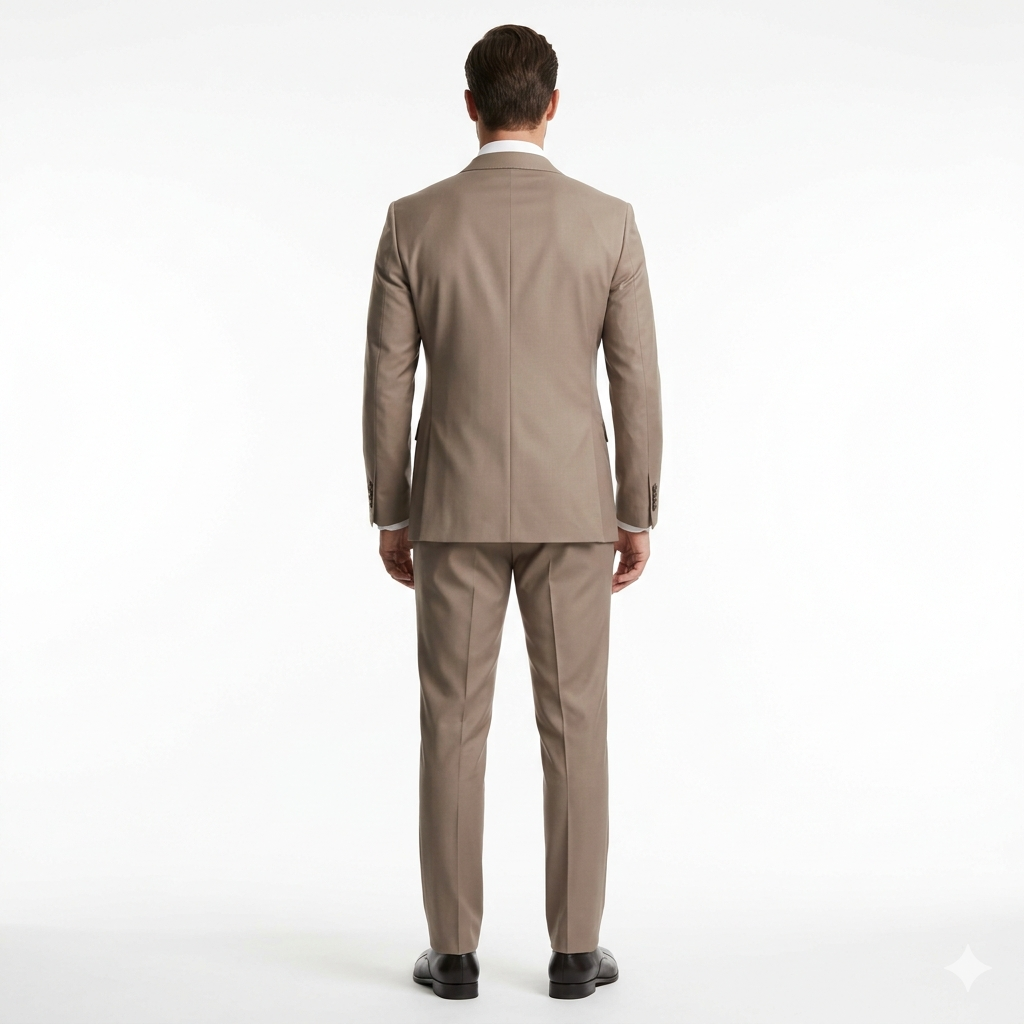 Champagne Sand Twill – Premium Tuxedo-suits-VogueNThreads