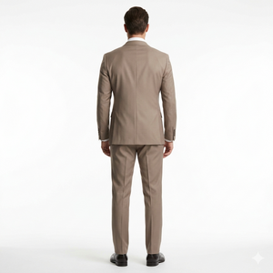 Champagne Sand Twill – Premium Tuxedo-suits-VogueNThreads