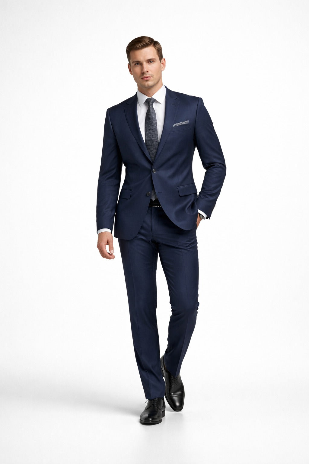 Deep Harbour Blue Executive 2-Piece Suit-suits-VogueNThreads