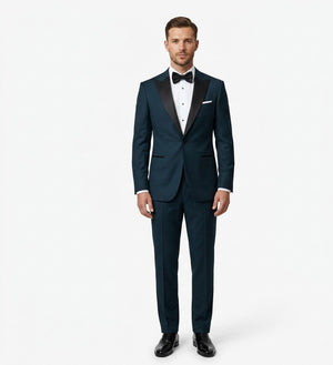 Deep Prussian Blue – Premium Tuxedo-suits-VogueNThreads