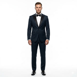 Deep Prussian Blue – Premium Tuxedo-suits-VogueNThreads