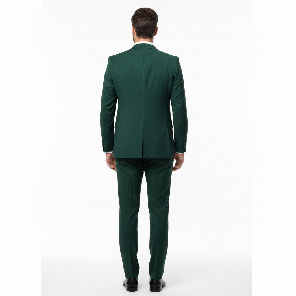 Deep Teal Obsidian Executive 3-Piece Suit-suits-VogueNThreads