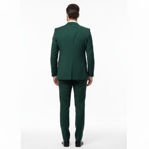 Deep Teal Obsidian Executive 3-Piece Suit-suits-VogueNThreads
