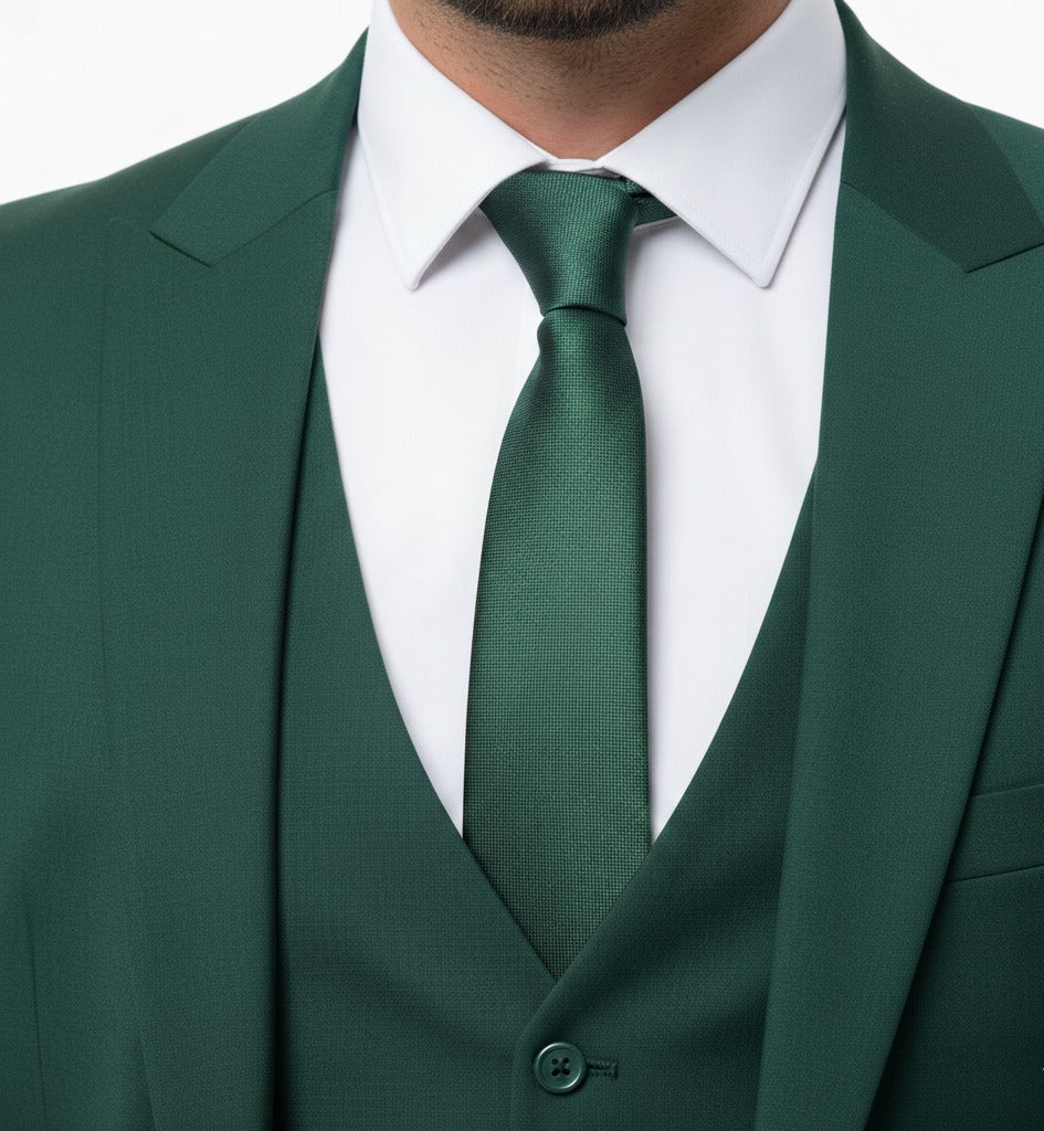 Deep Teal Obsidian Executive 3-Piece Suit-suits-VogueNThreads