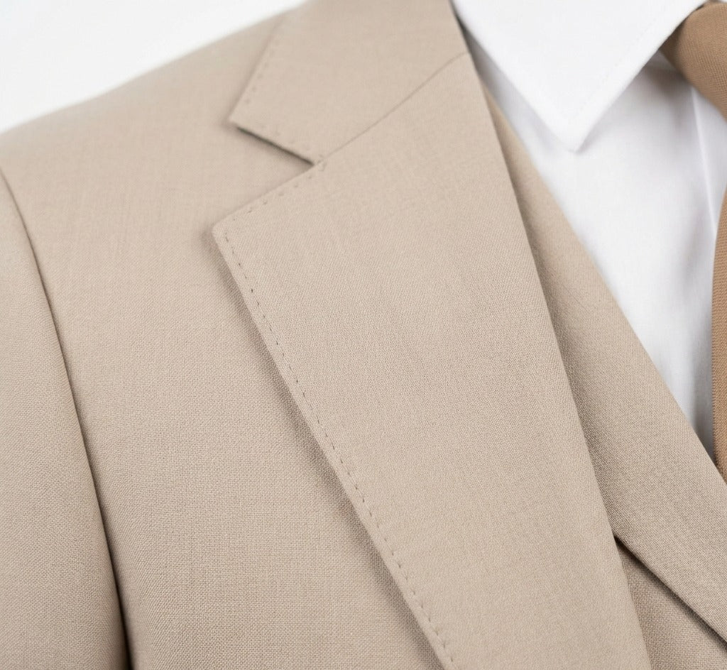 Desert Sand Executive 3-Piece Suit-suits-VogueNThreads