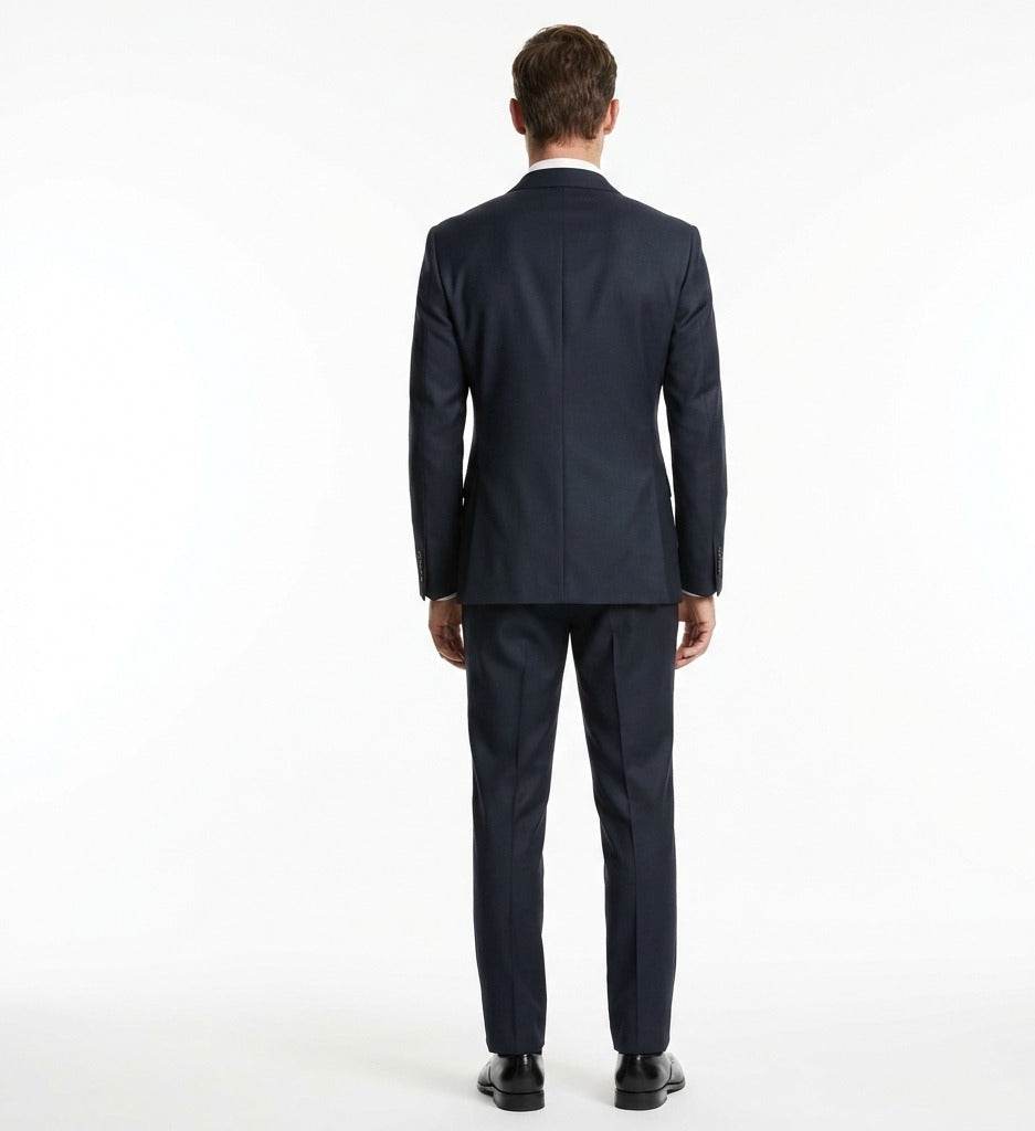 Graphite Anthracite Twill – Executive 3-Piece Suit-suits-VogueNThreads
