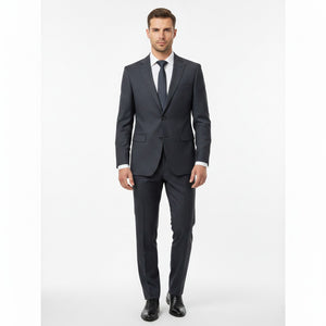 Graphite Anthracite Twill – Premium 2-Piece Suit-suits-VogueNThreads