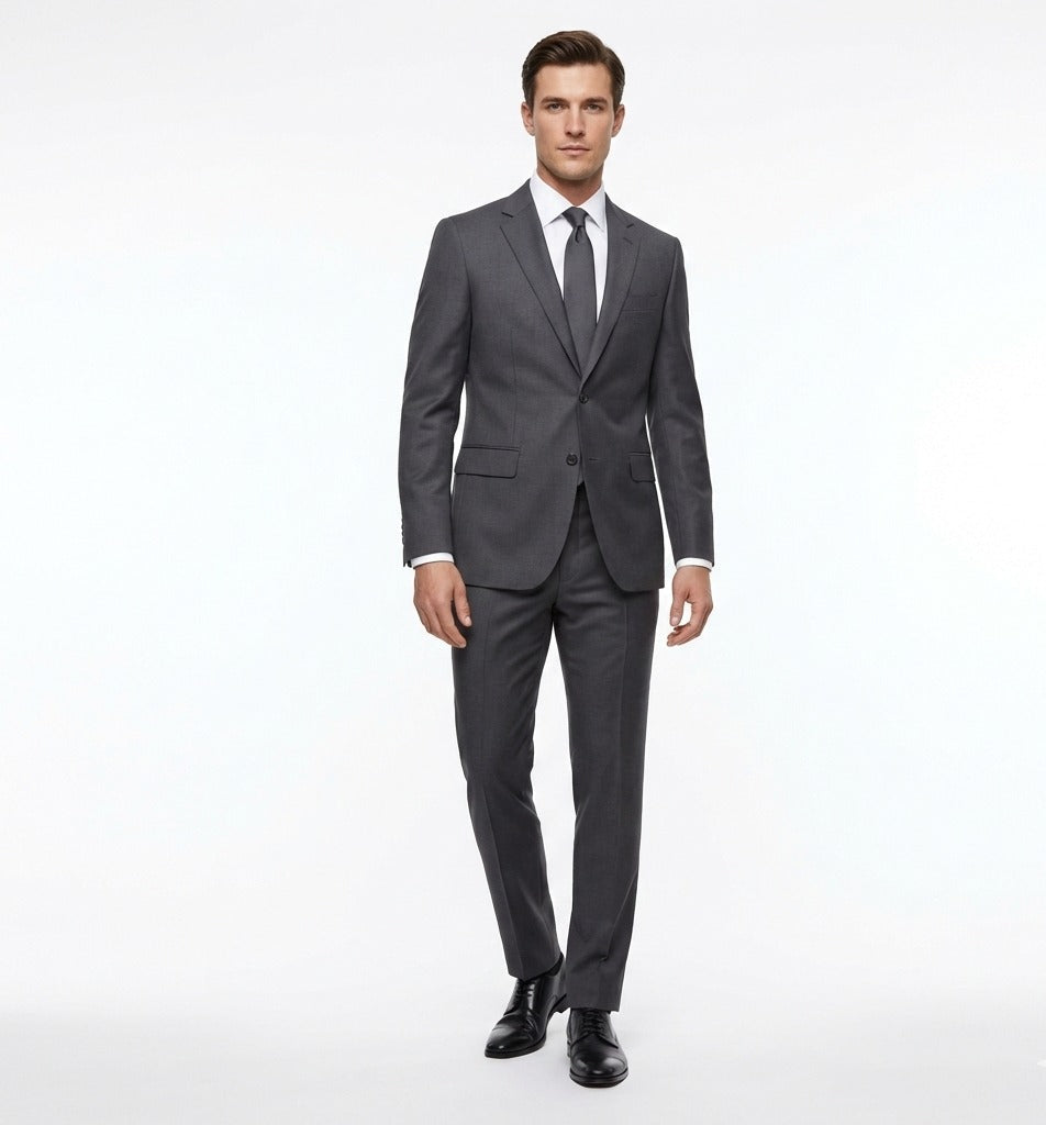 Graphite Steel Executive 2-Piece Suit-VogueNThreads