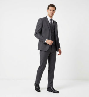 Graphite Steel Executive 3-Piece Suit-suits-VogueNThreads
