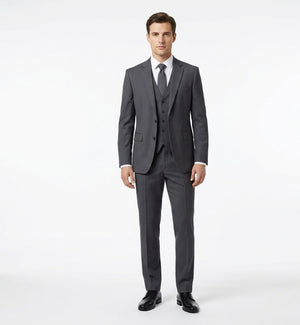 Graphite Steel Executive 3-Piece Suit-suits-VogueNThreads