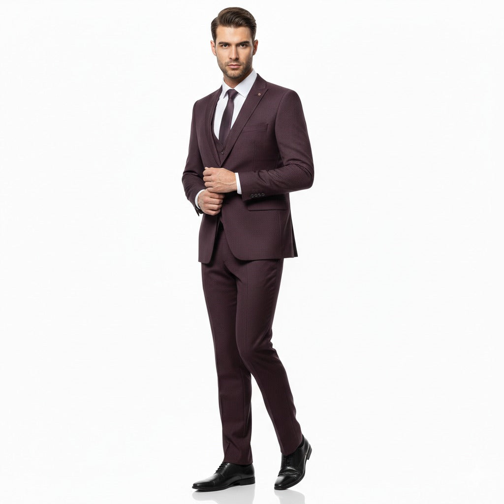 Imperial Black Cherry Reserve 2-Piece Suit-suits-VogueNThreads