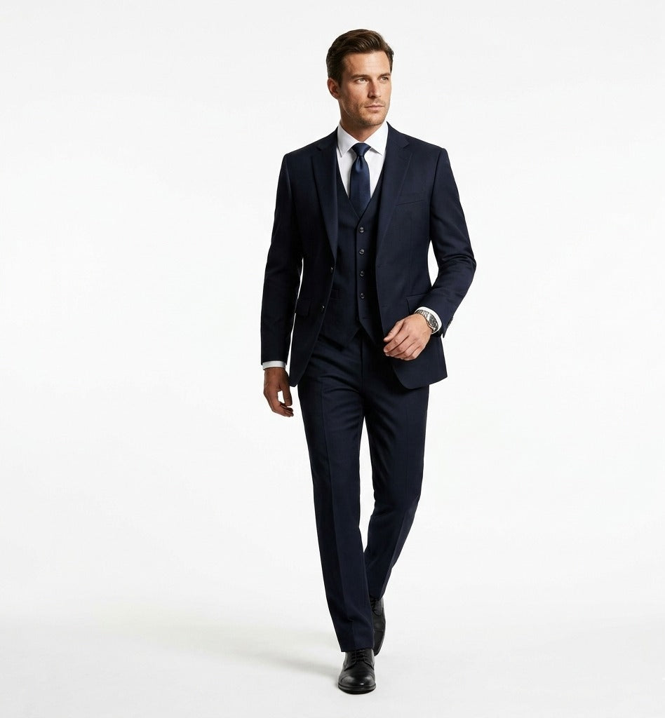 Imperial Midnight Ink – Executive 3-Piece Suit-suits-VogueNThreads