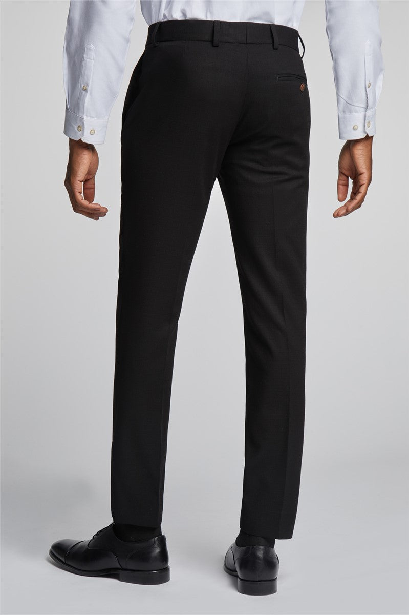 Men’s Slim Fit Black Trousers – vogueNThreads-VogueNThreads