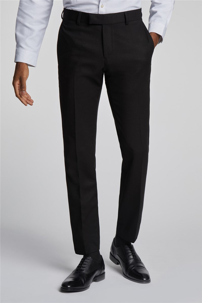 Men’s Slim Fit Black Trousers – vogueNThreads-VogueNThreads