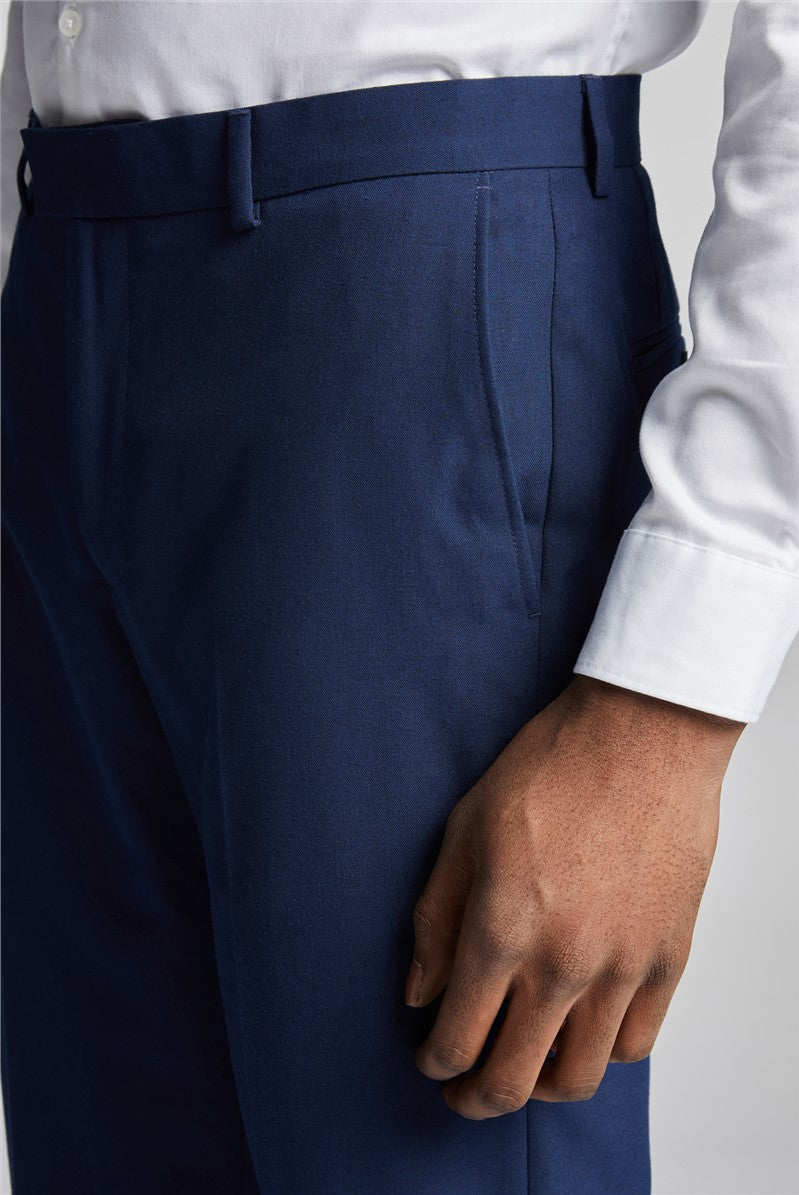 Men’s Slim Fit Blue Trousers – vogueNThreads-VogueNThreads