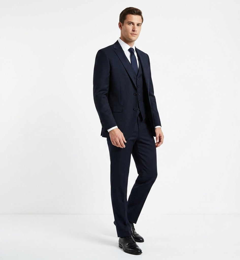 Midnight Charcoal Executive 2-Piece Suit-suits-VogueNThreads