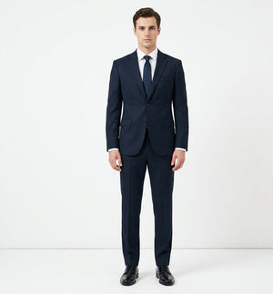 Midnight Charcoal Executive 2-Piece Suit-suits-VogueNThreads